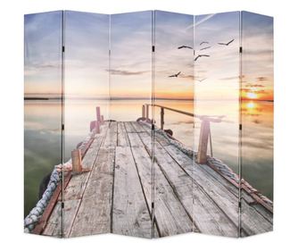 sszecsukhat szobaelvlaszt, 228 x 170 cm, lakknyomattal