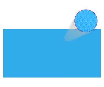 PE téglalap alakú medencefólia, 732 x 366 cm, kék