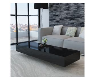 Sjajni crni stolić za kavu