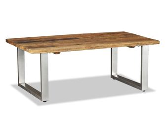 Stolić za kavu, 100 x 60 x 38 cm, reciklirano masivno drvo