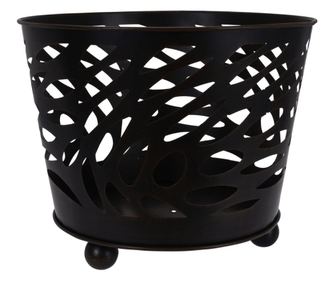 Venkovní krb Ambiance, kov, 35x45 cm, černý