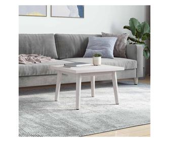 Fehr asztallap, 50x50x2,5 cm, tmr fenyfa, ngyzet alak