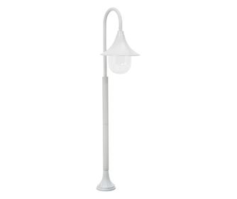 Vrtna rasvjetna stup, bijela, 120 cm, aluminij, E27