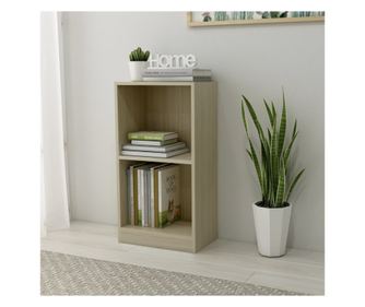 Könyvespolc, Sonoma tölgy, 40 x 24 x 75 cm, laminált fa