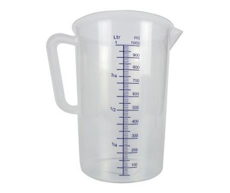 Plastična mjerna posuda 1 l, AZHOME