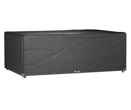 Pokrivala za vrtno pohištvo, 2 kosa, 12 obročev 213x132x75cm, pravokotna
