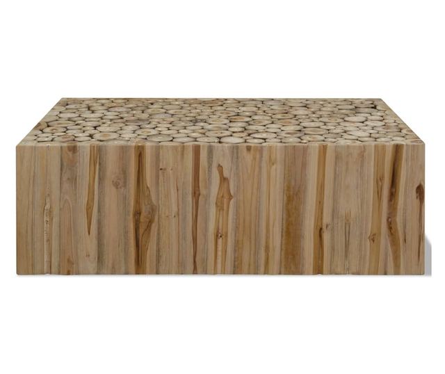 Stolić za kavu, 90x50x30 cm, prirodni tik