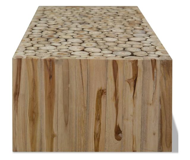 Stolić za kavu, 90x50x30 cm, prirodni tik