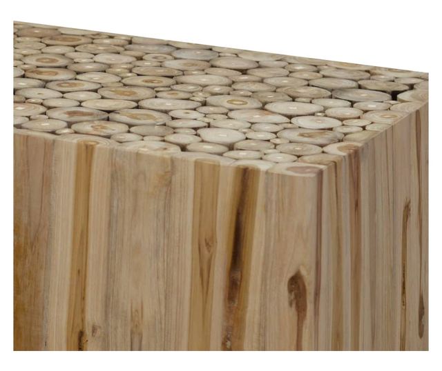 Stolić za kavu, 90x50x30 cm, prirodni tik