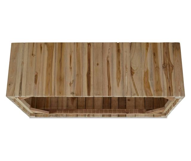 Stolić za kavu, 90x50x30 cm, prirodni tik