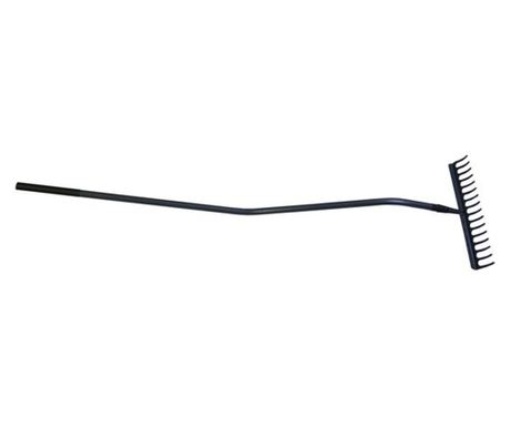 Grebla pentru frunze, gradina, coada metal, 16 dinti, 41.5x150 cm, Richmann Exclusive 