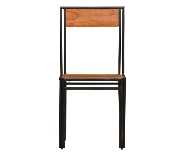 Stolice za blagovaonicu, 2 kom., masivno drvo bagrema