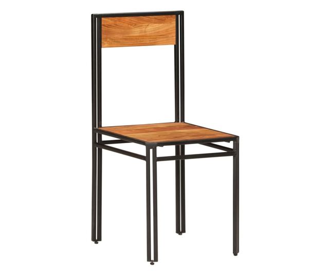 Stolice za blagovaonicu, 2 kom., masivno drvo bagrema