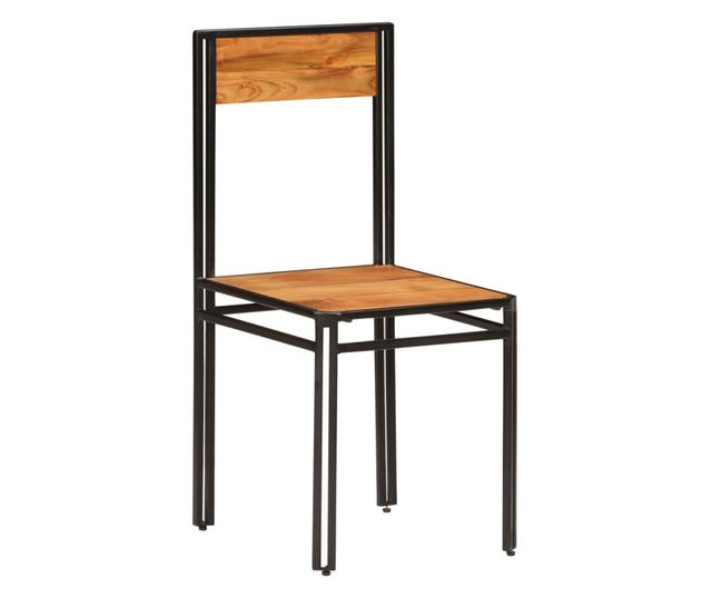 Stolice za blagovaonicu, 2 kom., masivno drvo bagrema