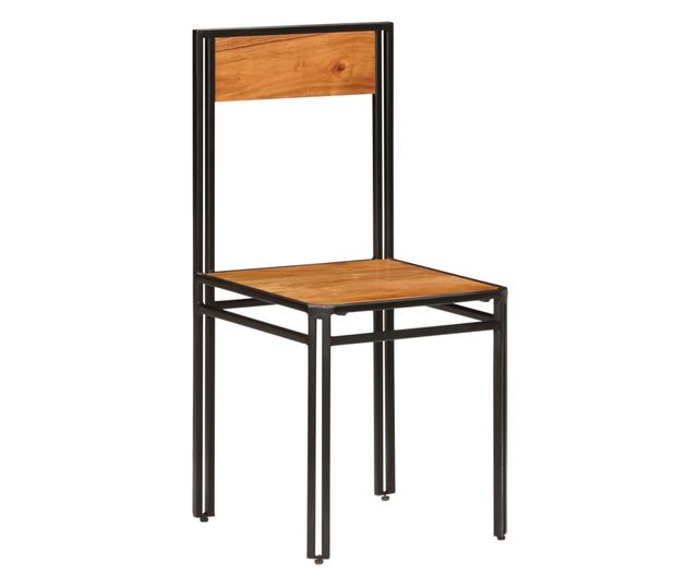 Stolice za blagovaonicu, 2 kom., masivno drvo bagrema