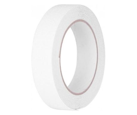 Противохлъзгаща лента, самозалепваща, изключително издръжлива, 25 мм x 5 м, Бял, Strend Pro