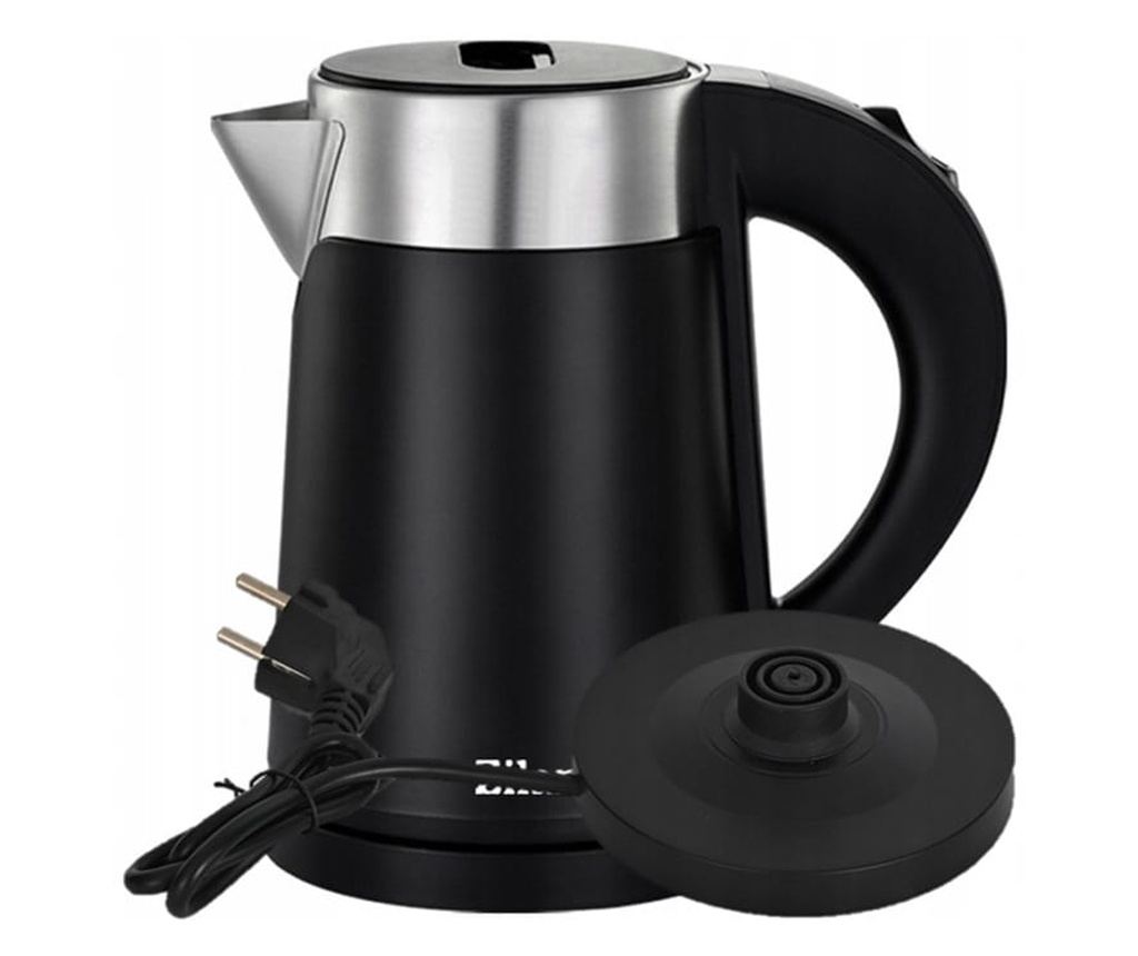 Fierbator electric Zilan ZLN3387 Negru cu pereti dublii, putere 800W, capacitate 0.8L, inox - 6