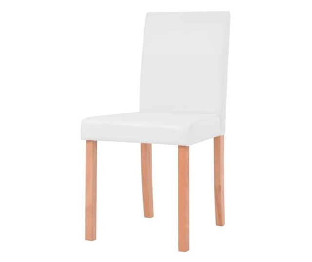 Σετ Τραπεζαρίας 7 Τεμαχίων, Απομίμηση Δέρματος, Δρυς, Κρεμ