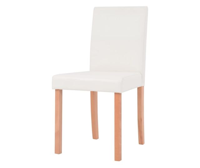 Σετ Τραπεζαρίας 7 Τεμαχίων, Απομίμηση Δέρματος, Δρυς, Κρεμ