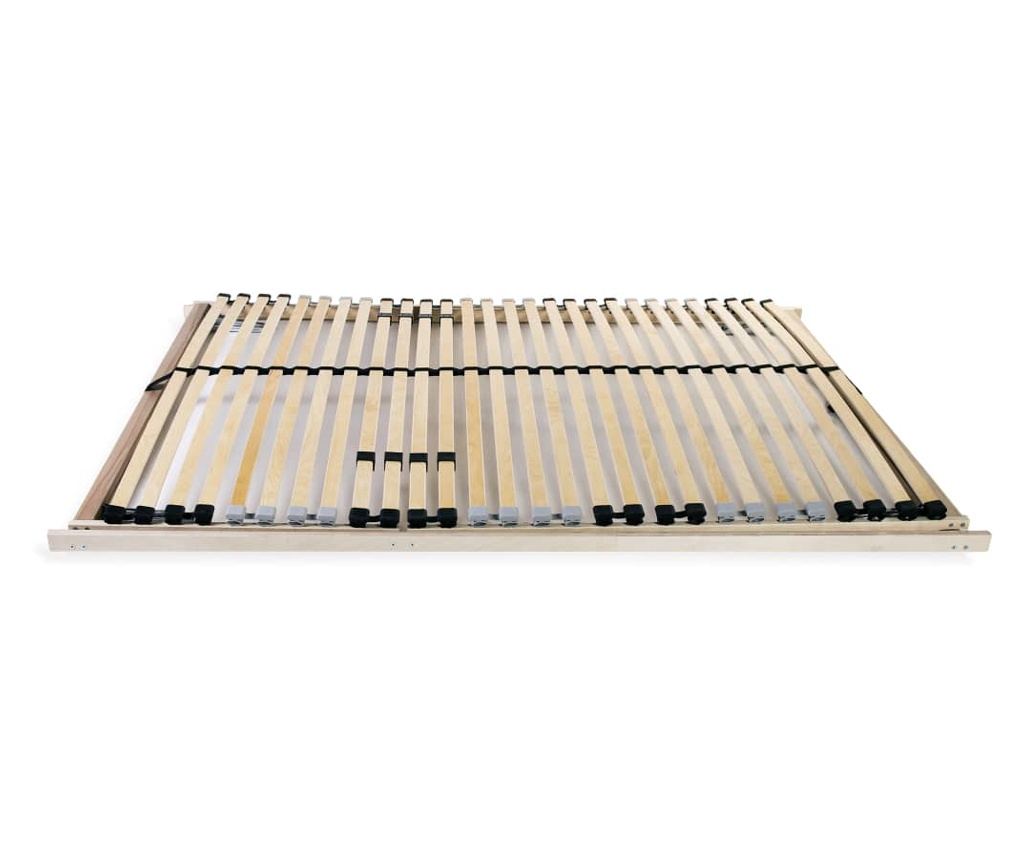 Krevetna baza s letvicama, 28 letvica, 7 zona, 140 x 200 cm - 3