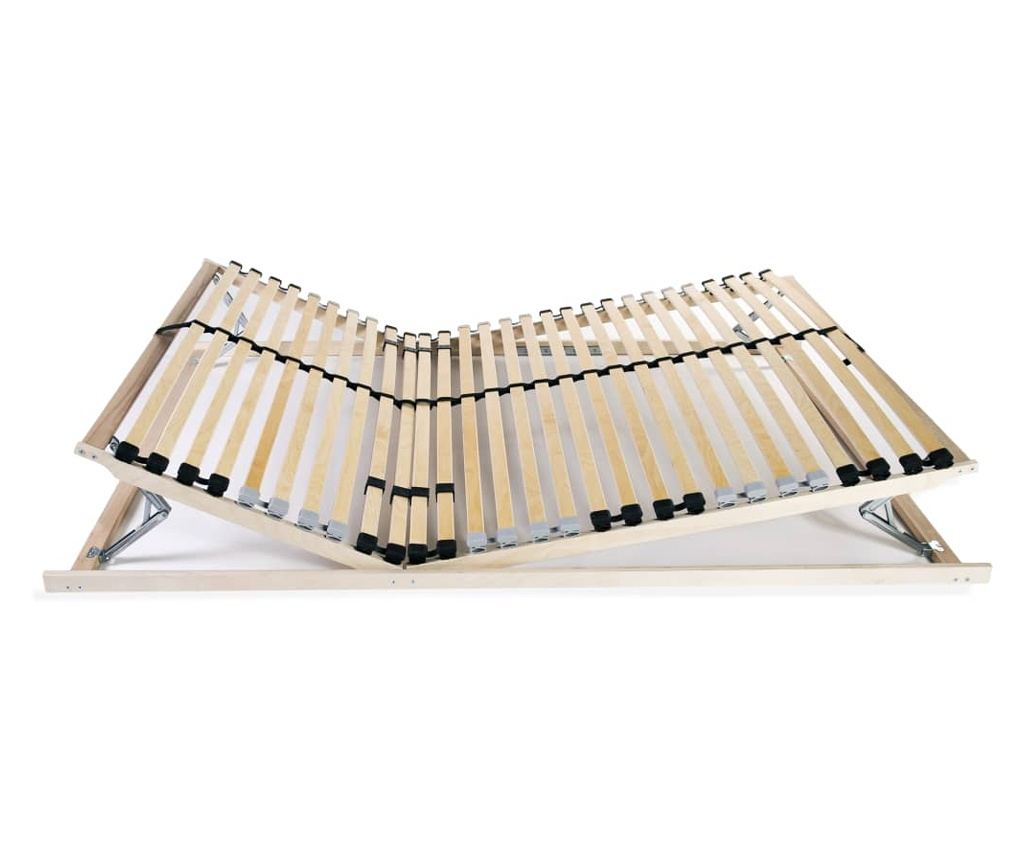 Krevetna baza s letvicama, 28 letvica, 7 zona, 140 x 200 cm - 4