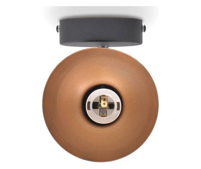 Zidne svjetiljke 2 kom. Žarulje E27, crna i zlatna