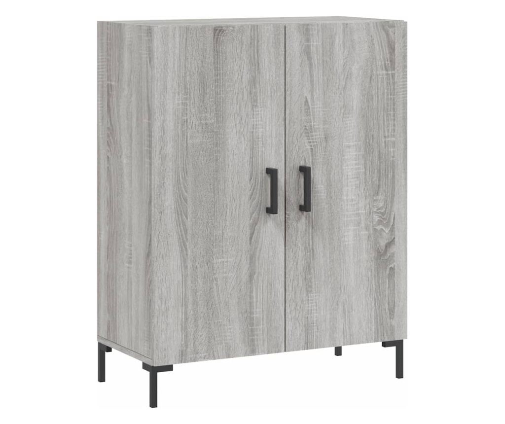 Visoka ormar, siva sonoma, 69,5x34x180 cm, kompozitno drvo - 7