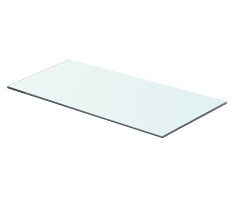Raft din sticlă transparentă, 60 x 25 cm