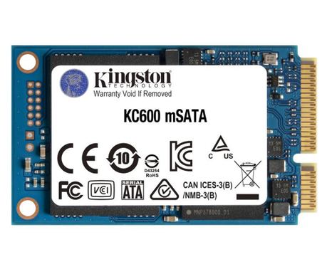 SSD Kingston KC600, 512GB, mSATA