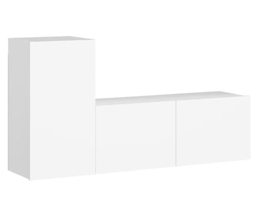 Set TV ormarića, 7 komada, bijela, PAL - 2