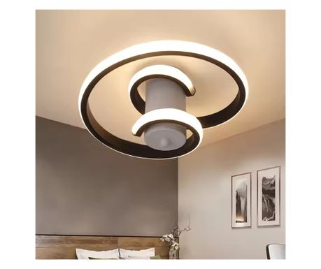 Greelustr mennyezeti lámpa WN-H-B, modern csigaház dizájn, 42W, LED, meleg fény