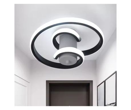 Greelustr WN-H-H Modern mennyezeti lámpa, csigaház dizájn, 24W, LED, hideg fehér fény