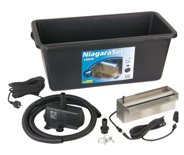 Ubbink Set kaskada Niagara 30 cm LED s pumpom