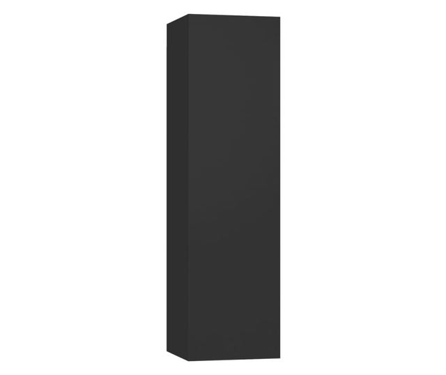 Set TV ormarića, 5 komada, crna, iverica