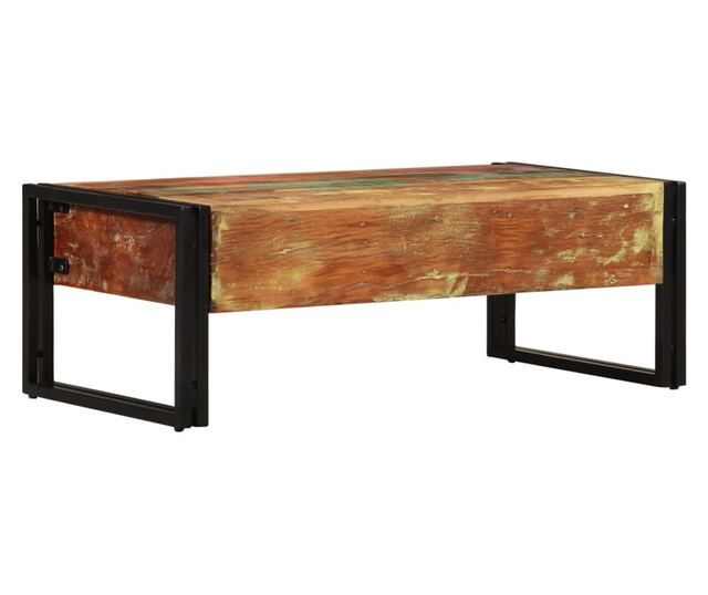 Stolić za kavu s 3 ladice, 100x50x35 cm, reciklirano masivno drvo