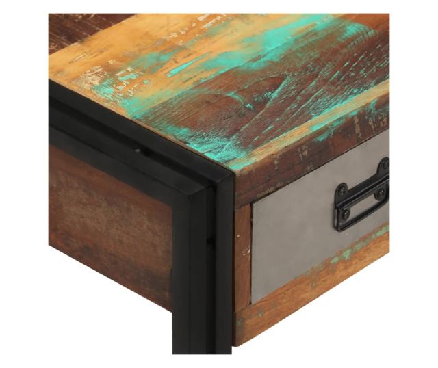 Stolić za kavu s 3 ladice, 100x50x35 cm, reciklirano masivno drvo