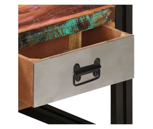 Stolić za kavu s 3 ladice, 100x50x35 cm, reciklirano masivno drvo