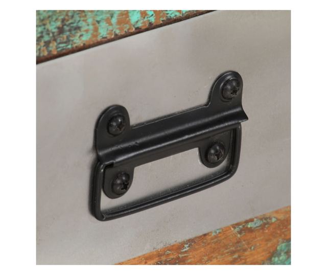 Stolić za kavu s 3 ladice, 100x50x35 cm, reciklirano masivno drvo