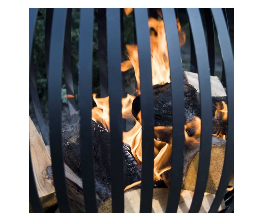 Esschert Design Posuda za vatru, crna, trake od ugljičnog čelika FF400 - 7