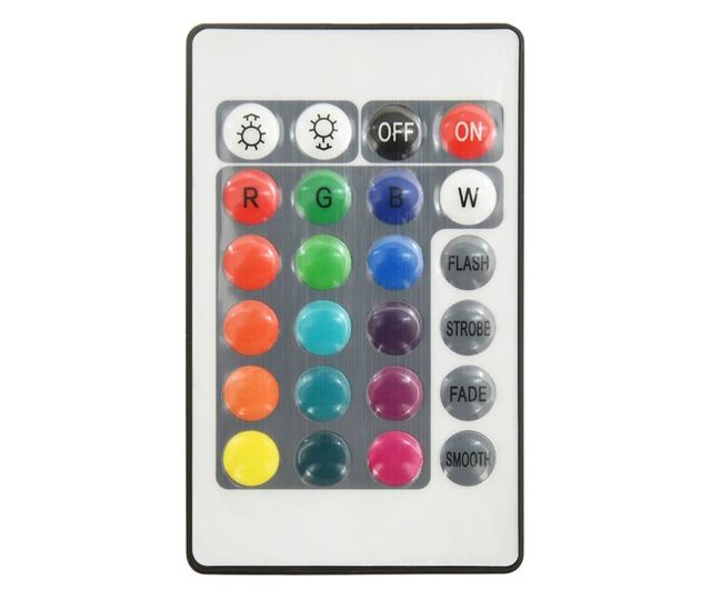 Szafka nocna z LED, biała, 45x35x67 cm, płyta wiórowa