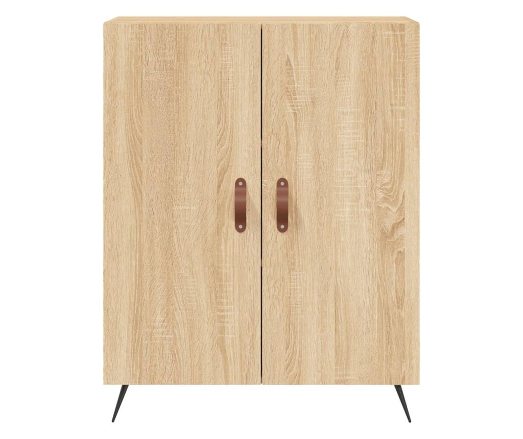 Visoka ormar, hrast sonoma, 69,5x34x180 cm, kompozitno drvo - 8