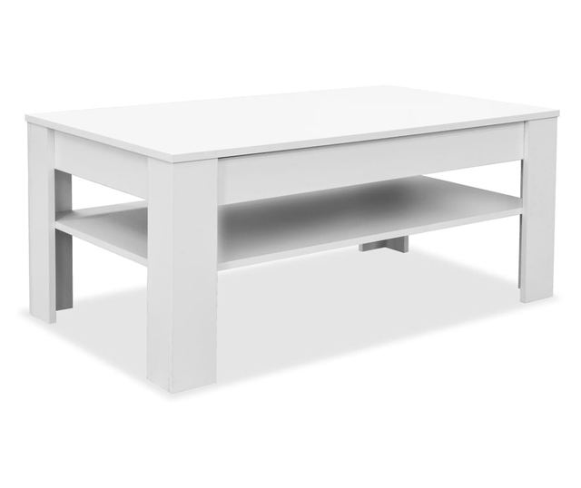 Stolić za kavu PAL 110 x 65 x 48 cm Bijela