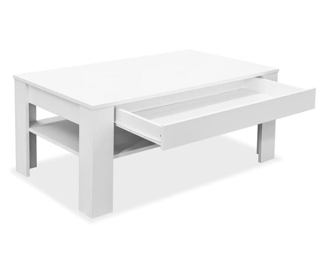 Stolić za kavu PAL 110 x 65 x 48 cm Bijela