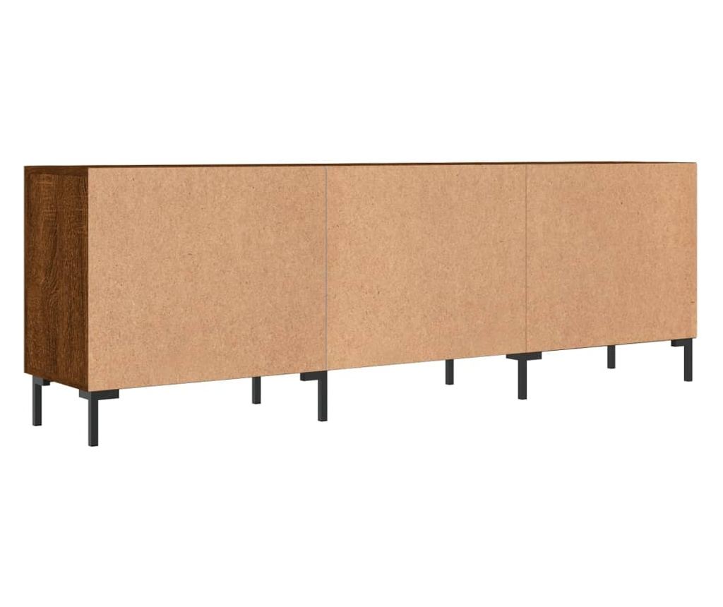 TV komoda, smeđi hrast, 150x30x50 cm, kompozitno drvo - 8