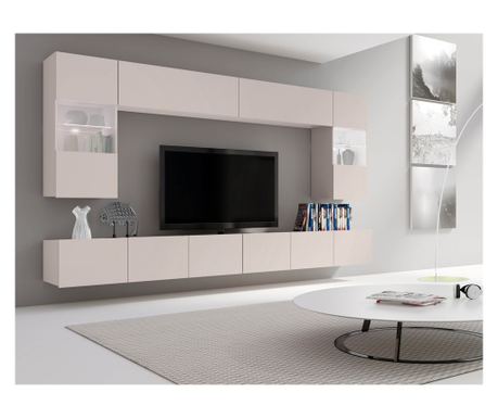Set camera de zi Bralani I cu alb LED