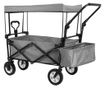 Skládací vozík se střechou, v několika typech - tažné-tlačné, šedé