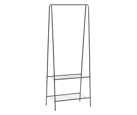 Cuier de haine,  59 x 35 x 150 cm, negru