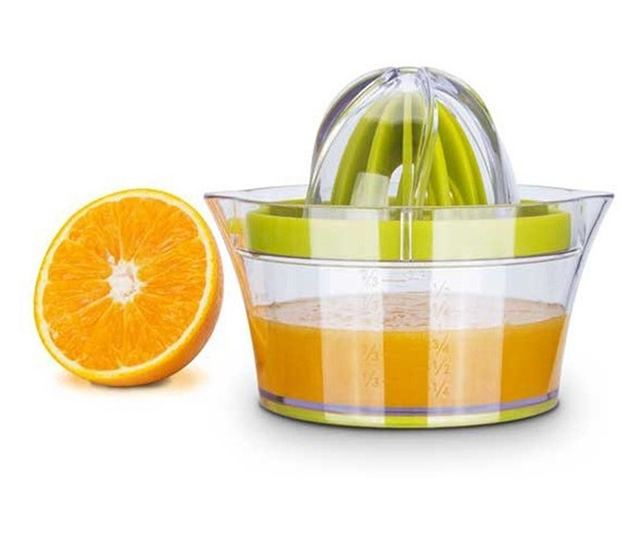 Storcator de Fructe 2 in 1, Cyrax, cu Razatoare si Separator Ou, 14.8 x 8 x 13 cm, Verde