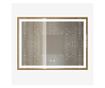 LED Touch Mirror, 80 X 60 Cm, with Defog Function, Bronze Frame, Smack thumbnail 4