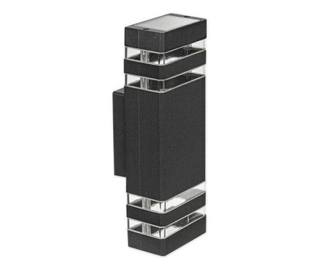 Aplica exterioara Inez Duo, 2 becuri, dulie GU10, antracit, protecție IP54, Masterled